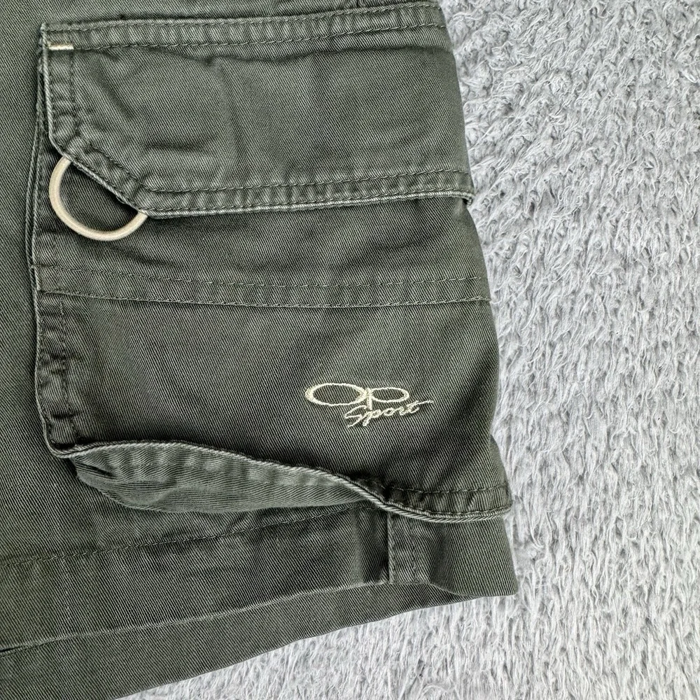 OP Sport cargo shorts mens Medium waist green surf /skate wear vintage Y2K
